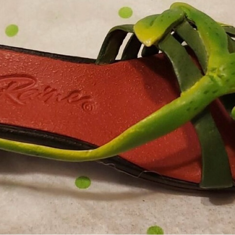 Ribeting Red Eyed Frog Sandle 2000 Just the Right Shoe T26 - Picture 3 of 9
